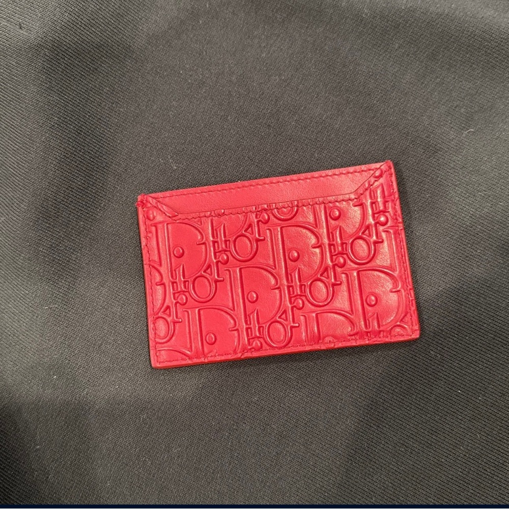 Dior Leather Card Holder